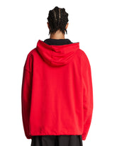 Napapijri X Martine Rose Red Reversible Logo Hoodie | PDP | Antonia