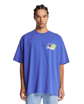 Napapijri X Martine Rose Blue Logo Cotton T-Shirt - SALE MEN CLOTHING | PLP | Antonia