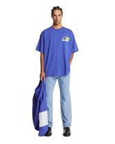 Napapijri X Martine Rose Blue Logo Cotton T-Shirt - SALE MEN CLOTHING | PLP | Antonia