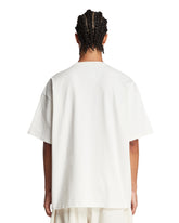 Napapijri X Martine Rose White Cotton T-Shirt with Logo | PDP | Antonia