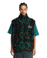 Napapijri X Martine Rose Green Floral Fleece Gilet - SALE MEN CLOTHING | PLP | Antonia