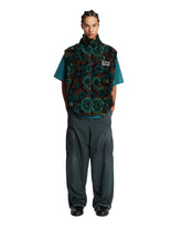 Napapijri X Martine Rose Green Floral Fleece Gilet - SALE MEN CLOTHING | PLP | Antonia