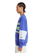 Napapijri X Martine Rose Blue Cotton Athletic Sweatshirt | PDP | Antonia