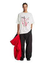 Napapijri X Martine Rose White Printed Cotton T-Shirt | PDP | Antonia