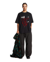Napapijri X Martine Rose Black Printed Cotton T-Shirt - SALE MEN CLOTHING | PLP | Antonia