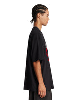 Napapijri X Martine Rose Black Printed Cotton T-Shirt | PDP | Antonia