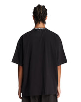 Napapijri X Martine Rose Black Printed Cotton T-Shirt | PDP | Antonia