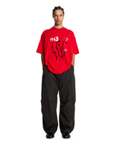 Napapijri X Martine Rose Red Printed Cotton T-Shirt - SALE MEN CLOTHING | PLP | Antonia