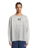 Gray Cotton Logo Sweatshirt - NEEDLES | PLP | Antonia