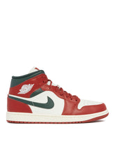 White Air Jordan 1 Mid Sneakers - Men's sneakers | PLP | Antonia
