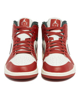 White Air Jordan 1 Mid Sneakers | PDP | Antonia