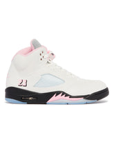 White Jordan 5 Retro Sneakers | PDP | Antonia