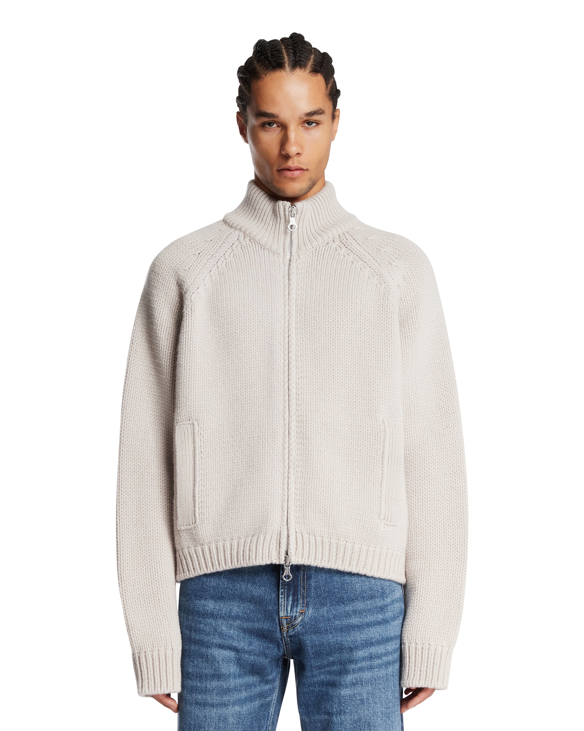 Gray Zip Cardigan | OUR LEGACY - Antonia