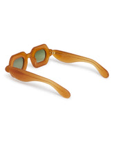 Occhiali Da Sole Pebble Almond Split SX Beige | PDP | Antonia