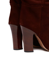 Brown Lavinia Suede Boots | PDP | Antonia