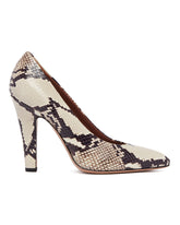 Beige Leather Pumps | PDP | Antonia