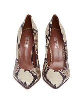 Beige Leather Pumps | PDP | Antonia