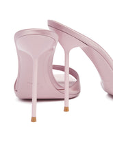 Pink Lidia Satin Mules | PDP | Antonia