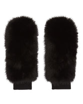 Guanti in Faux Fur Neri | PDP | Antonia