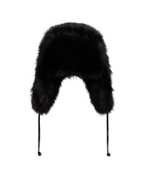Cappello Aviator In Faux Fur Nero - PERFECT MOMENT WOMEN | PLP | Antonia