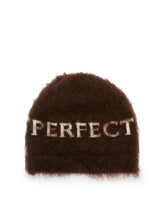 Cappello In Mohair Con Logo Marrone - PERFECT MOMENT WOMEN | PLP | Antonia