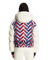 Piumino Moment Stampa Waffle Bianco | PDP | Antonia