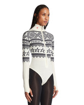 Body In Lana Con Logo Bianco | PDP | Antonia