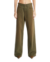 Jeans A Gamba Ampia Verdi - R13 DONNA | PLP | Antonia