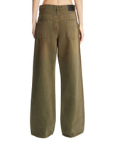 Green Wide-Leg Jeans | PDP | Antonia