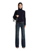 Dark Blue Flared Jeans | PDP | Antonia