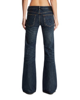 Dark Blue Flared Jeans | PDP | Antonia