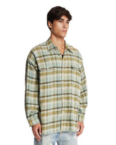 Camicia In Cotone A Quadri Verde | PDP | Antonia