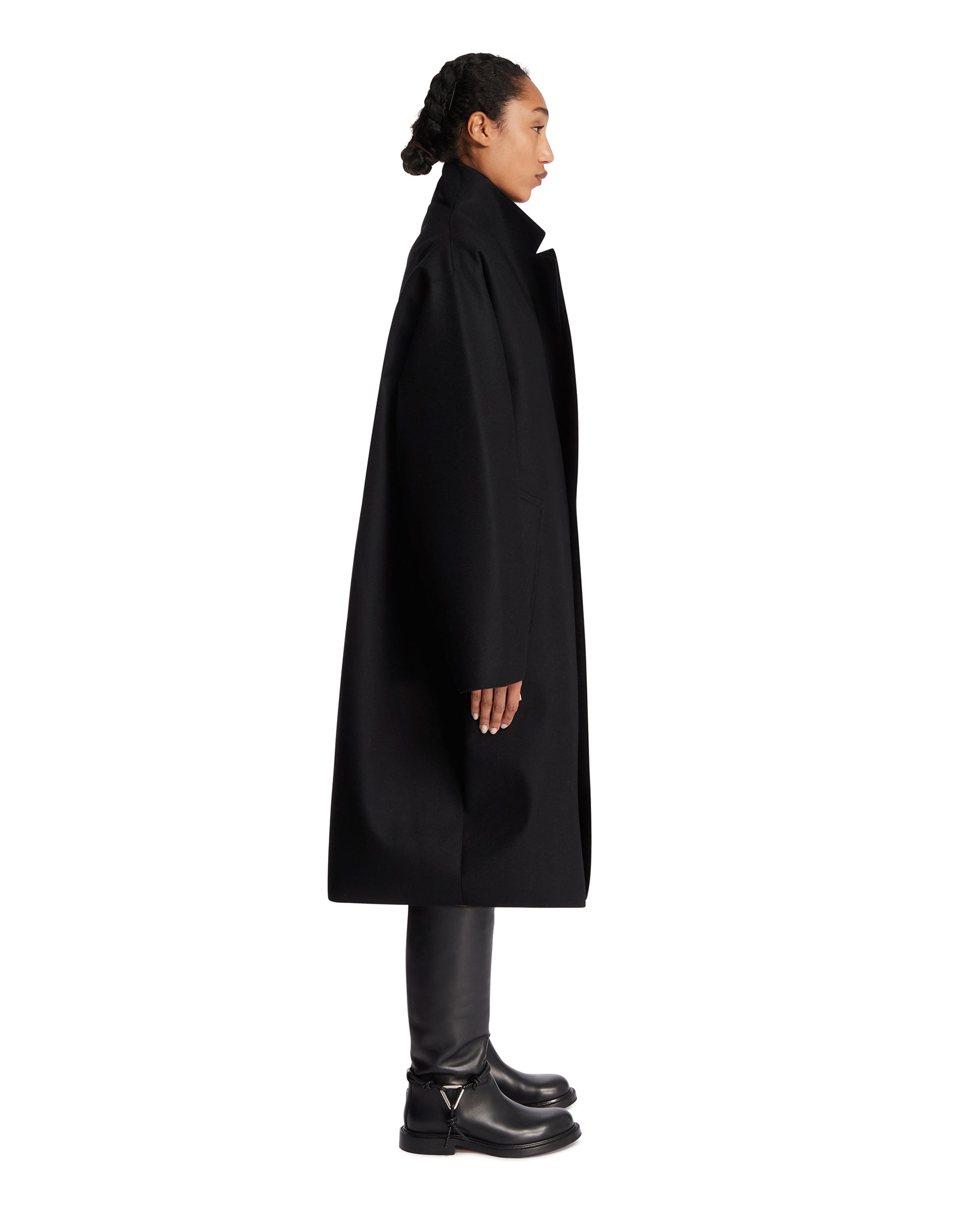 【RAINMAKER KYOTO】COCOON COAT / BLACK Black Cocoon Coat | RAINMAKER - Antonia