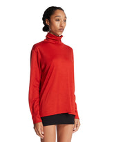 Orange High-Neck Wool Sweater | PDP | Antonia