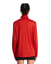 Orange High-Neck Wool Sweater | PDP | Antonia