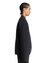 Gray Wool Walker Jacket | PDP | Antonia