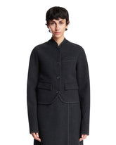 Giacca Athletic Walker In Lana Nera - GIACCHE DONNA | PLP | Antonia