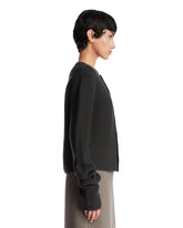 Gray Wool Cardigan | PDP | Antonia