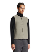 Gray Wool Tyrolean Vest | PDP | Antonia