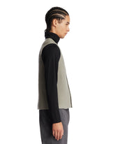 Gray Wool Tyrolean Vest | PDP | Antonia