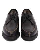 Black Norwegian Derby Shoes | PDP | Antonia