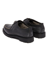 Black Norwegian Derby Shoes | PDP | Antonia