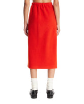 Gonna A Portafoglio Midi Arancione | PDP | Antonia