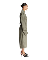 Green Cotton Midi Dress | PDP | Antonia