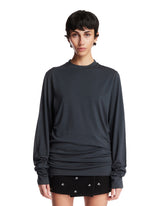 T-Shirt A Maniche Lunghe In Lana - RIER WOMEN | PLP | Antonia