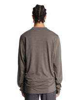 Gray Wool Long-Sleeve T-Shirt | PDP | Antonia