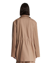 Brown Multi-Pocket Jacket | PDP | Antonia