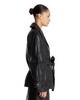Black Leather Coat | PDP | Antonia