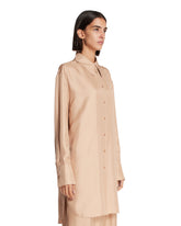 Camicia Lunga Signature Beige | PDP | Antonia