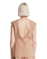 Beige Backless Top | PDP | Antonia